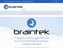 Tablet Screenshot of braintek.com